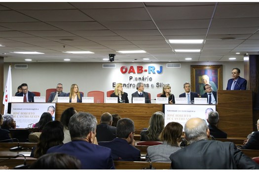 OAB celebra posse de José Roberto de Castro Neves na Academia Brasileira de Letras