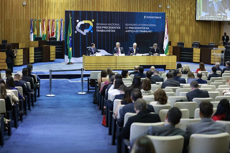TST disponibiliza gravações completas do Seminário Internacional de Precedentes