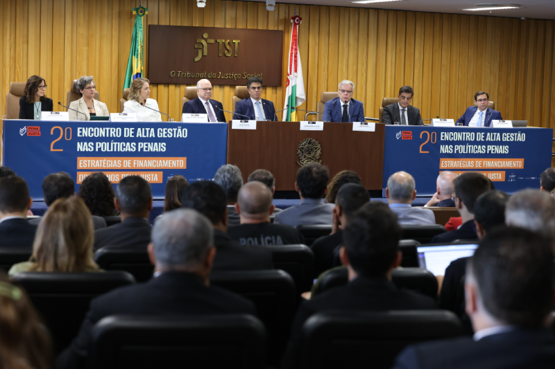 TST reafirma papel da Justiça do Trabalho no Plano Pena Justa para prisões