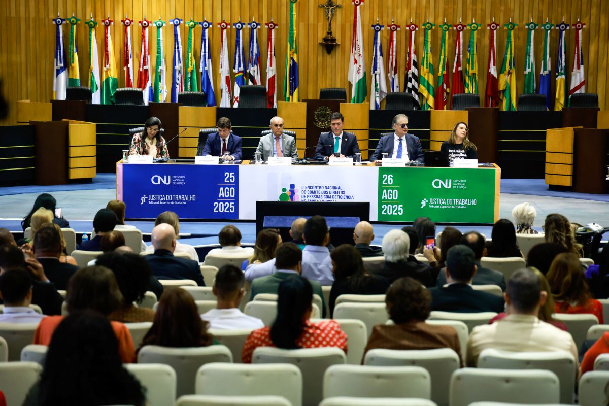TST realiza II Encontro Nacional sobre direitos das pessoas com deficiência e celebra 10 anos da Lei Brasileira de Inclusão